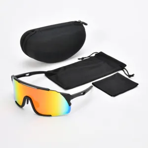 نظارات شمسية رياضية خارجية بسعر تنافسي UV400 لحماية العين نظارات دراجة نارية نظارات شمسية رياضية مقاومة للرياح