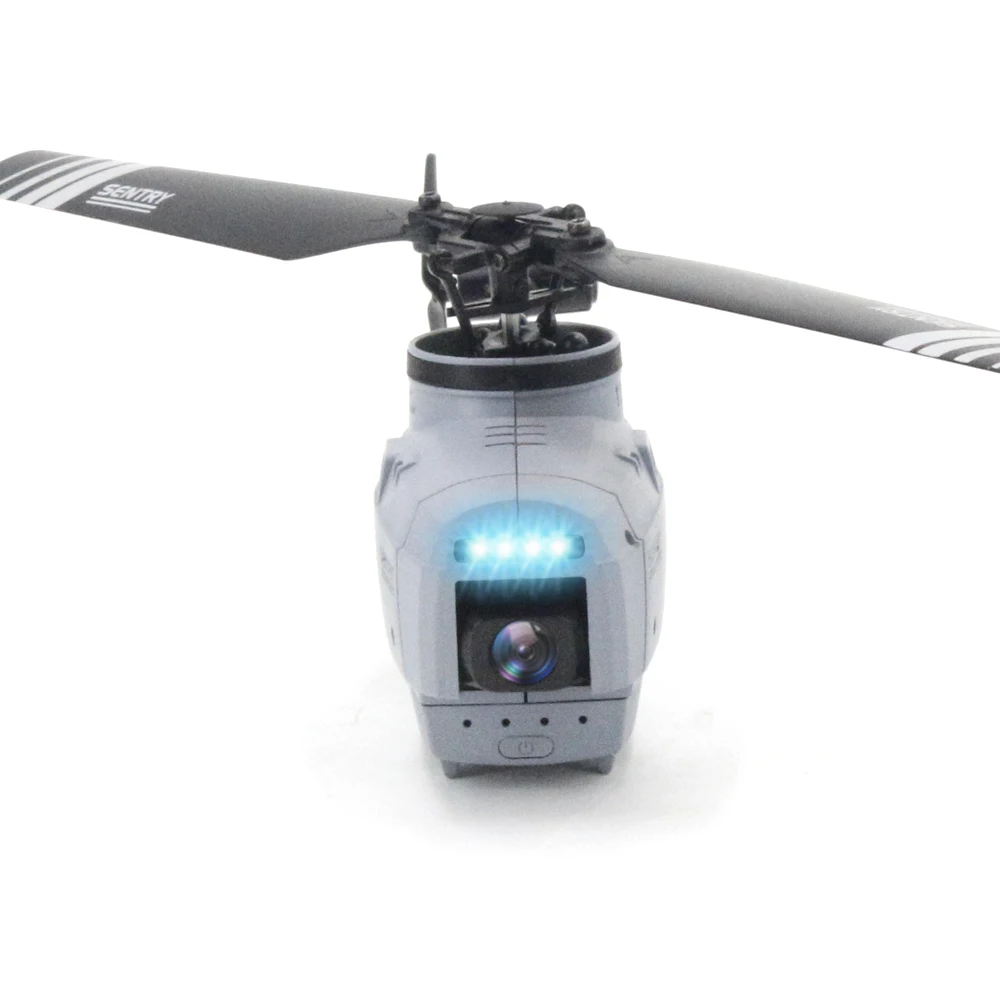 C127 Helicopter 2.4GHz RC Drone 720P Camera 6-Axis Wifi Sentry Helicopter Wide Angle Camera Single Paddle Without Ailerons Spy