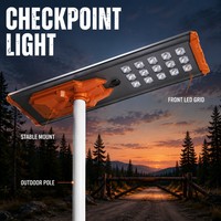 Lampadaire solaire IP66 avec panneau mono et batterie LiFePO4 longue durée, autonomie de 5 jours de pluie pour autoroutes, voies express et routes principales