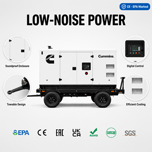 Generador Diésel Cummins de 800KVA, 1000KVA, 2000kVA para Plantas Industriales Grandes, Alta Eficiencia de Combustible, Funcionamiento Continuo de 247 Horas - Product Image 6