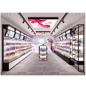 Mallette de maquillage de Salon de beauté commerciale, vitrine de gondole de magasin de détail, décoration vitrine de cosmétiques - Product Image 5