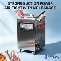 Machine de mise sous vide automatique de haute qualité DZ-520, machine de conditionnement sous vide alimentaire commerciale, ligne d'équipement alimentaire pour sachets en rangées