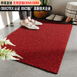 Alfombra de Entrada para Exteriores, de Césped Artificial, Seda Sintética, Polipropileno, PVC, Antideslizante, Ignífuga, Rectangular - Product Image 4