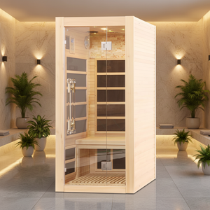 Sauna Infrarroja Portátil Personalizada de 1 Persona a Buen Precio, Pequeña Sauna Infrarroja con Ozono, Cabina de Sauna Interior para SPA - Product Image 1