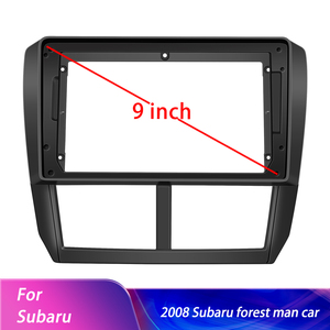Marco de Radio para Auto Android de 9'' y <span class=keywords><strong>2</strong></span> Din Podofo para <span class=keywords><strong>Subaru</strong></span> <span class=keywords><strong>Forester</strong></span> 2008 2009 2010 2011 <span class=keywords><strong>2012</strong></span>, Marco de Plástico para Estéreo de Auto - Product Image 2