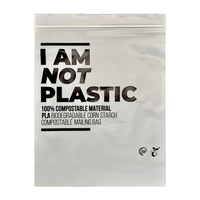 Fabricant de sacs de stockage d'aliments compostables à fermeture éclair refermable pour sandwich moyen 100% sac à fermeture éclair biodégradable pour sandwich