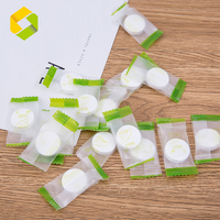 Zonge 100 Pièces Masques Compresses Jetables Visage Large en Pastille de Bonbon : Absorbent l'Eau et Pénètrent la Peau – Matériel de Masque Facial