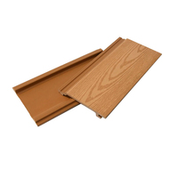 Classic 148x21 mm Composite Timber Wall Panels Customized 2D Wood Grain