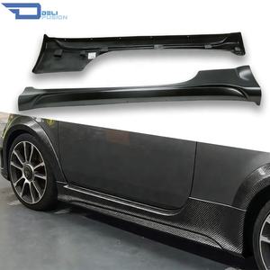 Jupes latérales en fibre de verre Abarth pour Fiat 595 695 Abarth 2008-2024, style large carrosserie 70e anniversaire - Product Image 1