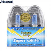 Ampoule halogène Super Natural White Light H1/H4/H7/H3/H11 9005/9006 12V 6000K/6500K, compatible universellement pour feux de brouillard/de croisement/de route