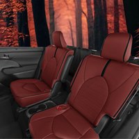 Prix usine en gros luxueux nouveau Design accessoires de voiture housses de siège de voiture en cuir sur mesure pour Toyota Highlander 2023