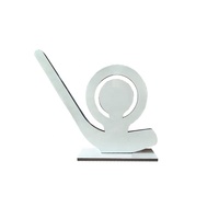 Logo personnalisé natation/rugby/basket-ball/volley-ball/corne de pom-pom girl plaque de récompense trophée sportif vierge sublimation