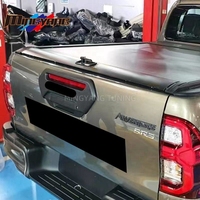Couvercle de rouleau manuel en aluminium de haute qualité 2015 + pour Hilux rocco couvercle de Tonneau à double cabine
