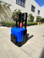 Chariot élévateur électrique Worui pour marché de gros, 1,5 tonne, batterie plomb-acide 48V, usage intérieur, pneus polyuréthane, fourches 1200mm