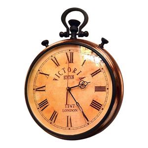 Horloge murale de bureau moderne 15 pouces en aluminium et bois, design artistique, idéale pour les espaces professionnels, ajoute style et fonctionnalité à la décoration de bureau, facile à installer - Product Image 1