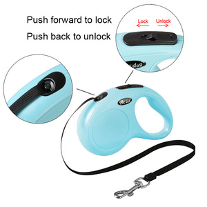 3m/5m guinzaglio per cani durevole automatico retrattile Nylon Cat Lead Extension Puppy Walking Running Lead <span class=keywords><strong>Roulette</strong></span> per cani prodotti per animali domestici - Product Image 3