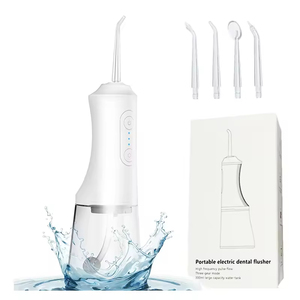 <span class=keywords><strong>Appareil</strong></span> de nettoyage <span class=keywords><strong>dentaire</strong></span> électrique <span class=keywords><strong>professionnel</strong></span> étanche IPX7, portable de voyage, 300 ml, irrigateur buccal intelligent sans fil - Product Image 1
