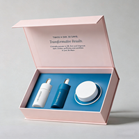 Boîtes d'emballage personnalisées de luxe pour cosmétiques, parfums, soins de la peau, sérums, matériaux recyclés, structure rigide, gaufrage, éponge