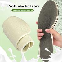 Semelles intérieures en tissu Latexon tissé pour chaussures, semelles en latex sur mesure, pour bottes de travail, semelles correctrices confortables, semelles zonées