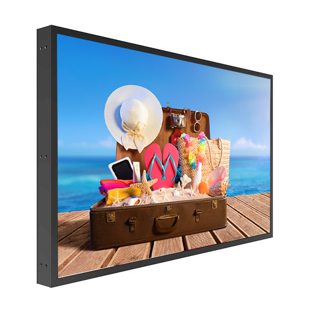 Outdoor Sunlight Readable Lcd Touch Signage Panel Digital Monitor High Brightness Video Display Screen