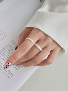 Dylam New Exclusive Design Women Solid Sterling Silver Jewelry Rhodium Plated Tinfoil Pleats Stylish <b>Resize</b> Adjustable <b>Rings</b> - Product Image 5