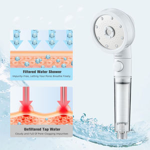 Ducha de Mano Multifunción con Control de Encendido/Apagado, Filtro de Agua con Cartucho de PP, 5 Chorros de Agua - Product Image 4