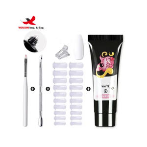 Kit de gel acrylique pour ongles en gros à bas prix, avec pinceaux, pointes, gel de cristal pour extension d'ongles, kit de vernis gel, ensemble de gel - Product Image 1