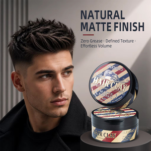 Argile coiffante Augeas pour hommes, fini mat, tenue forte, longue durée, texture naturelle - Product Image 5