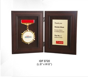 แผ่นไม้คริสตัลแผ่นไม้แบบพับได้แผ่นไม้แข็งพร้อมแผ่นโลหะรางวัลแผ่นเปล่าวัสดุอลูมิเนียม - Product Image 1