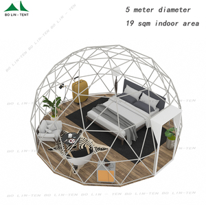 Tende a Cupola per Glamping con Bagno, Impermeabili, Resistenti alla Neve, ai Raggi UV e al Fuoco, Prodotte in Cina - Product Image 4