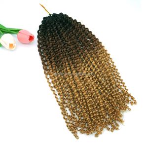 Kama 1B/30/27 # Ombre màu nâu Pro looped kinky lọn tóc lông Crochet phần mở rộng tóc người - Product Image 2