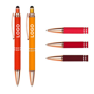 ปากกาสไตลัสโลหะคุณภาพสูงสำหรับหน้าจอสัมผัส พร้อมโลโก้สั่งทำได้ ตัวปากกาสีสันสดใส ขายส่ง - Product Image 2