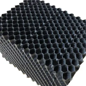 Hot sale Oblique Wave Cross Fluted Film Packing Media PVC Filler CF1900 Cooling Tower Fills Replacement