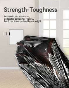 Nhiệm vụ nặng nề Thùng rác túi rác 13 30 45 50 60 65 95 100 gallon phân hủy sinh học từ chối Túi LDPE nhựa đóng gói bin Pouch - Product Image 4