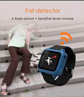 Montre connectée pour personnes âgées J60 avec GPS, SOS, détection de chute, bouton d'appel d'urgence, étanche IP67, Android 11.4G LTE, WiFi 5, BT5.0