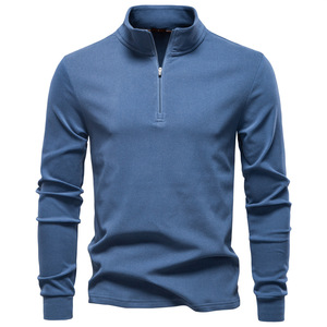 <span class=keywords><strong>Felpa</strong></span> da <span class=keywords><strong>uomo</strong></span> Plus Size a maniche lunghe con cappuccio semplice lavorata a maglia con colletto rialzato con <span class=keywords><strong>cerniera</strong></span> tinta unita produttori di abbigliamento - Product Image 4