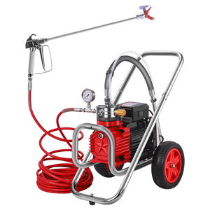 Pistola de pulverización sin aire de alta presión profesional, máquina de pintura de látex de revestimiento de ingeniería doméstica multifuncional eléctrica - Product Image 1