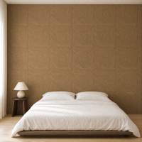 Panneau mural acoustique en polyester PET léger, imprimé UV, personnalisé en usine, pour l'aménagement intérieur commercial