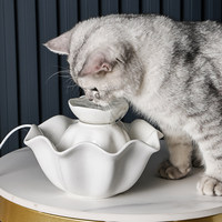Groothandel Keramische Katten Drinkfontein Automatisch Stil Gefilterd Lekvrij Ecologisch Vriendelijk Katten Honden Grote Capaciteit Hydratatie