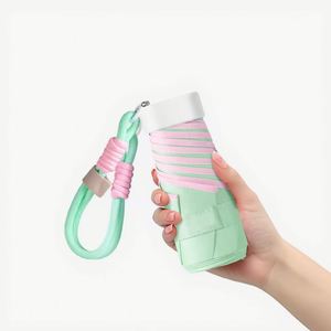Sombrilla Portátil Mini de Nuevo Diseño 2026 para Mujeres y Niñas, Protección UV, para Días Soleados y Lluviosos, con Logotipo Publicitario Personalizado - Product Image 2