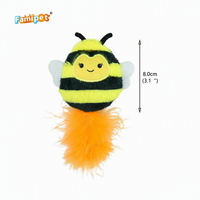 Jouet pour chat en peluche douce Famipet, nouveau design printanier coloré avec insectes, mignon pour chaton, avec herbe à chat