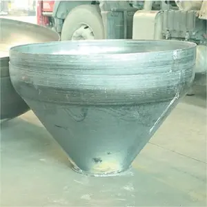China Manufacture Custom Carbon Steel Cone Head Tank Cone Bottom Head