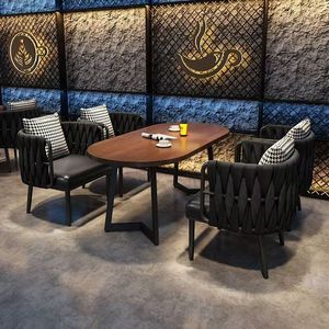 Bộ bàn ghế quầy bar phong cách công nghiệp, phù hợp cho nhà hàng, quán bar và quán cà phê. - Product Image 2