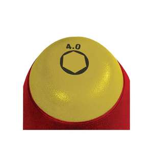 ประแจหกเหลี่ยม WIHA รุ่น 322 ความกว้างของหัวแบน 11 มม. ความยาวด้ามจับ 125 มม. ด้ามจับแบบหลายส่วน ฉนวน VDE - Product Image 2