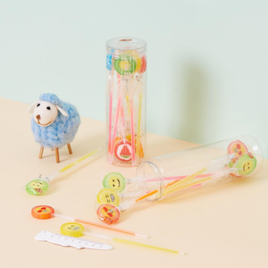 Cứng huỳnh quang Pop kẹo bán buôn Halal trái cây GLOW STICK Lollipop kẹo - Product Image 4
