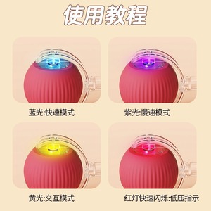 Juguete automático para gatos con cuerda, para combatir el aburrimiento, de plástico, estilo divertido, color sólido - Product Image 4