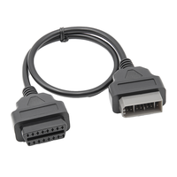 Cable Adaptador OBD2 de 14 Pines a 16 Pines, Conector de Diagnóstico Hembra para Autos Nissan Antiguos, Herramientas de Diagnóstico de Vehículos, Garantía de 1 Año