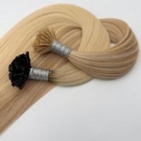 Extensions capillaires à la kératine U-Tip, double épaisseur, cheveux russes vierges bruts, cuticules alignées, mèches invisibles, extensions de cheveux humains