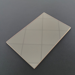 Placa de vidrio de cerámica transparente cerámica de vidrio resistente al fuego para personalización de chimenea - Product Image 2