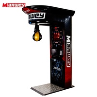 Machine de Jeu d'Arcade de Boxe Sportive Marwey à Monnayeur, Grande Machine de Boxe à Coups de Pied King Fire